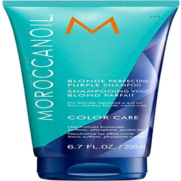 Dầu Gội Moroccanoil Blonde Perfecting Purple Shampoo Ánh Tím