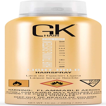 Gôm Xịt GKHair Light Hold Aerosol Tạo Kiểu Cứng Vừa